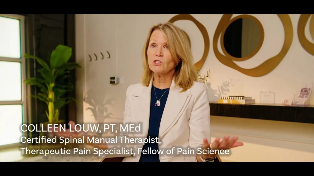 Dr. Colleen Louw, explaining chronic pain from the Pain Misunderstood documentary