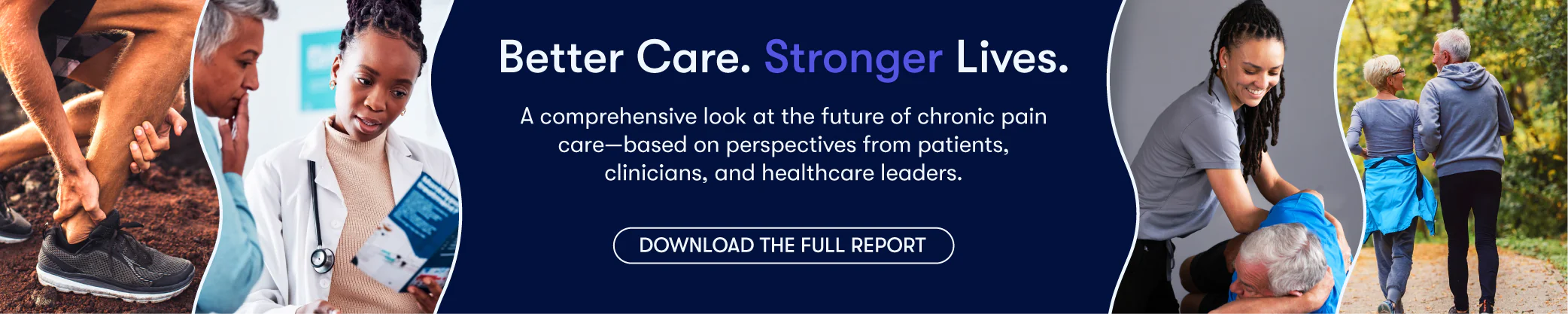 The Pain Perspective Report Banner for providers