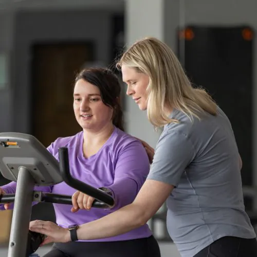 PT Patients using exercise bike